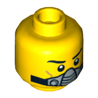 Lego hlava, žlutá (6023888)